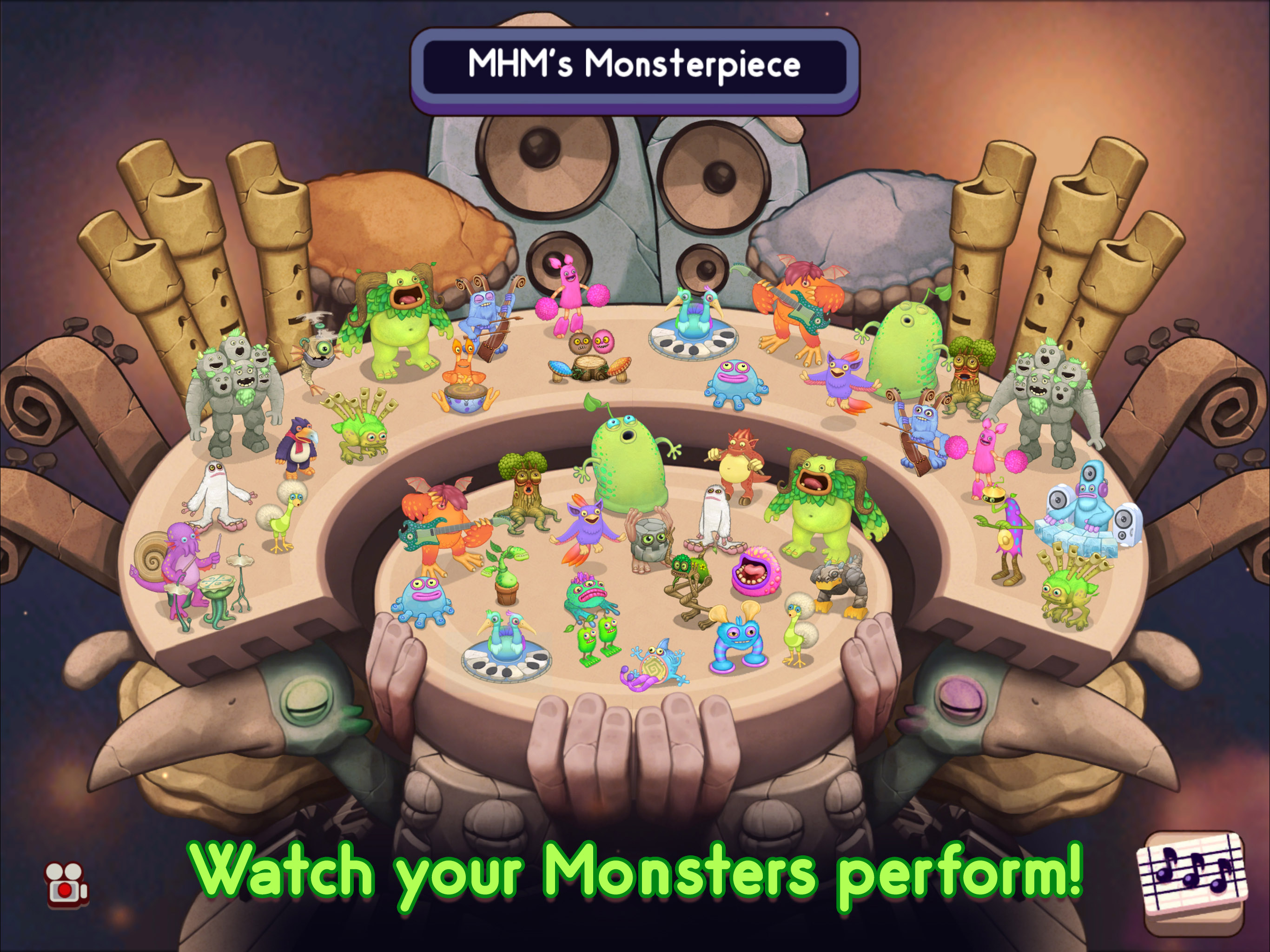 Watch Your Monsters Perform