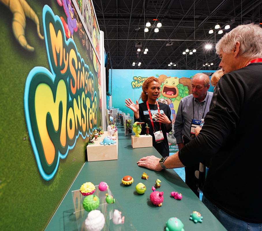 My Singing Monsters Display at the 2019 New York Toy Fair